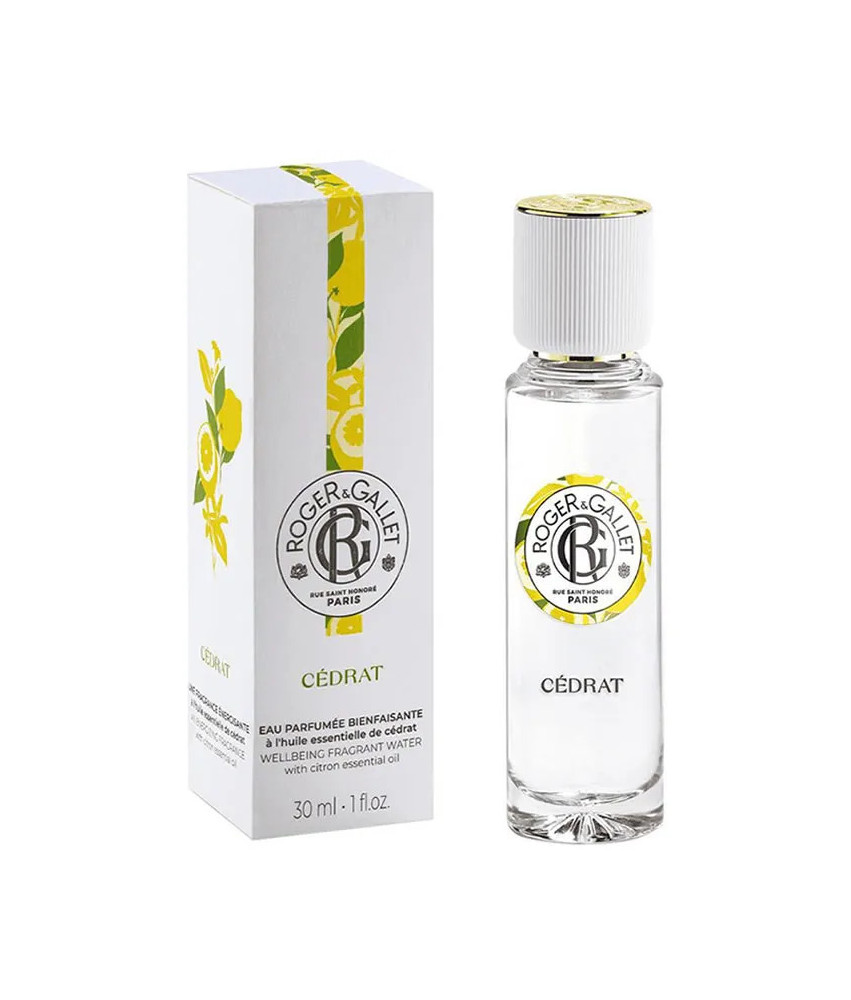 Eau parfumante Cédrat 30ml pour une fraîcheur bienfaisante