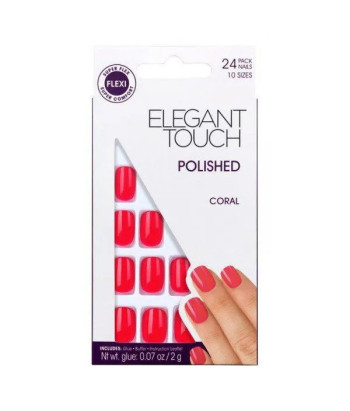 Ongles Élégants: Faux Ongles Noir Minuit 24 U