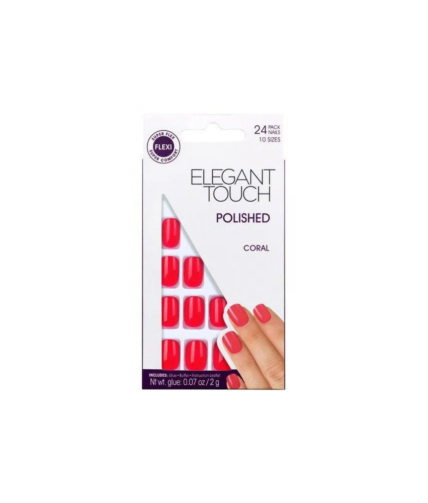 Ongles Élégants: Faux Ongles Noir Minuit 24 U