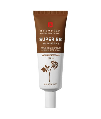 Écran solaire teinté Erborian Super BB au ginseng Chocolat 40ml