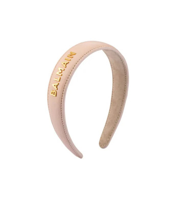 Bandeau en cuir véritable Balmain