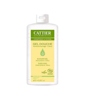 Gel Douche Rafraîchissant à la Verveine 1L de Cattier Paris
