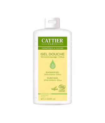 Gel Douche Rafraîchissant à la Verveine 1L de Cattier Paris