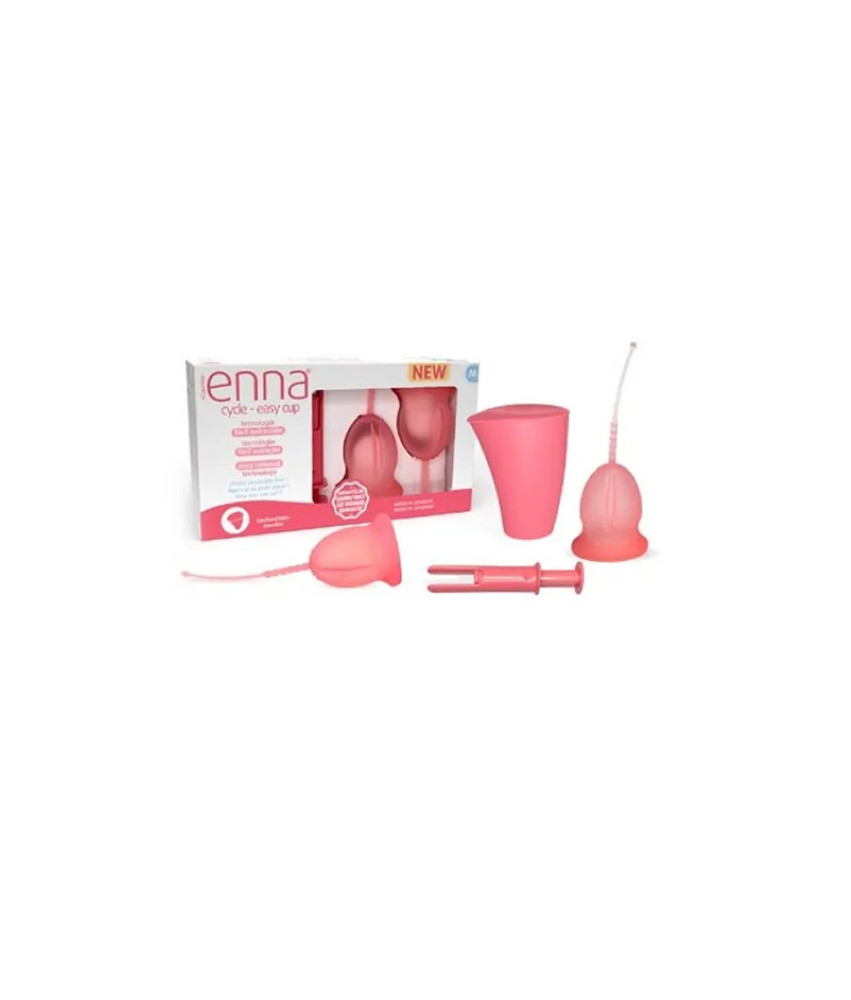 Enna Cycle 2 Coupes Menstruelles Taille M + Applicateur : Confort et Protection