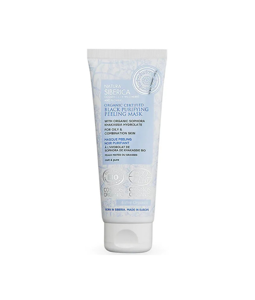 Masque Peeling Noir Purifiant Natura Siberica - 75ml