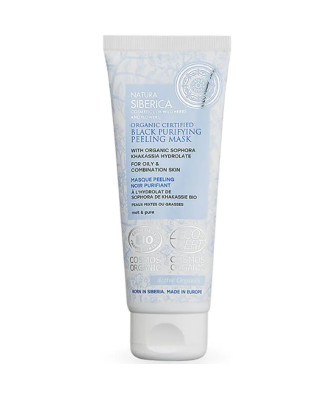 Masque Peeling Noir Purifiant Natura Siberica - 75ml