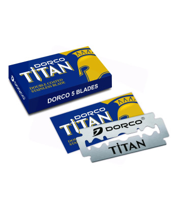 Lame double tranchant Lea Dorco Titan : la perfection du rasage