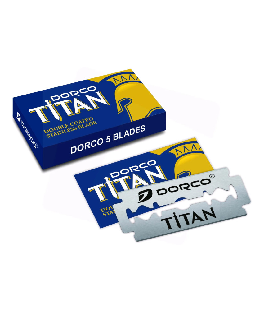 Lame double tranchant Lea Dorco Titan : la perfection du rasage