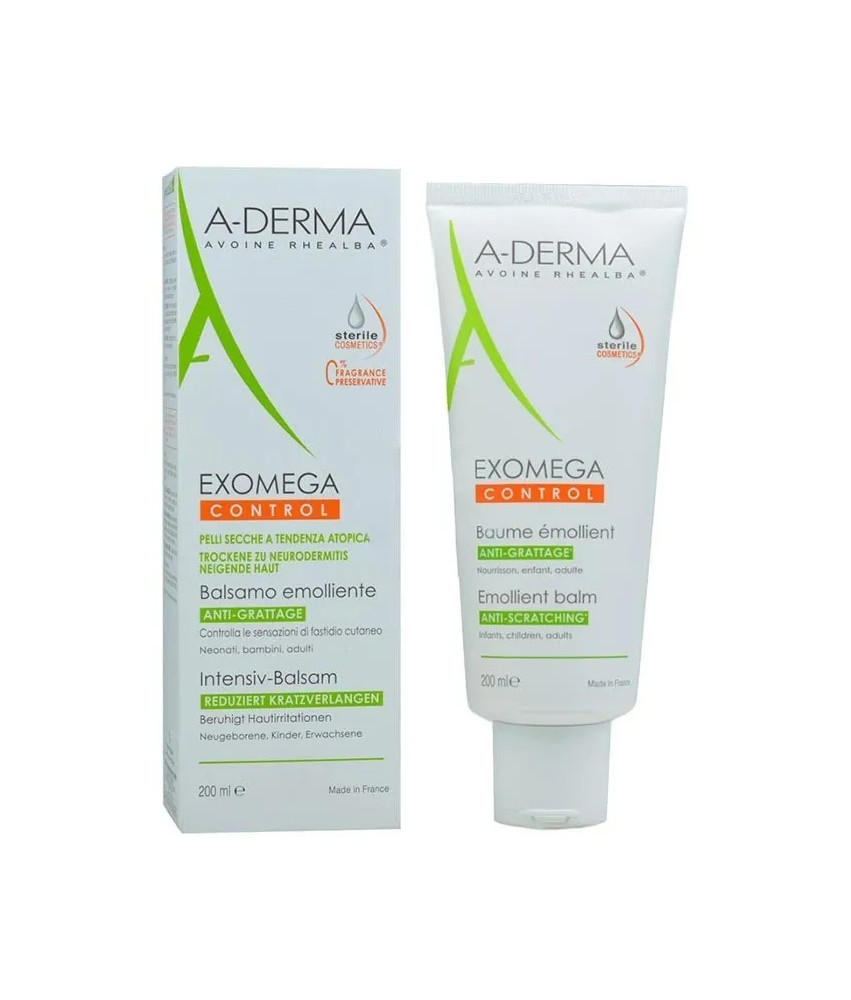 Baume Emollient A-Derma Exomega Control 200ml