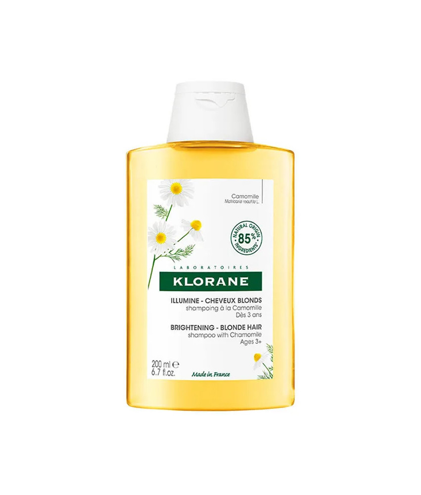 Shampooing Klorane Camomille Blonde Illuminateur 200ml
