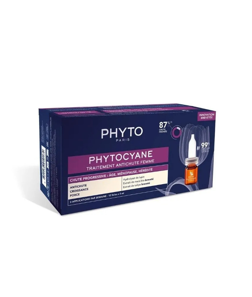 Traitement capillaire Phyto Phytocyane 12x5ml
