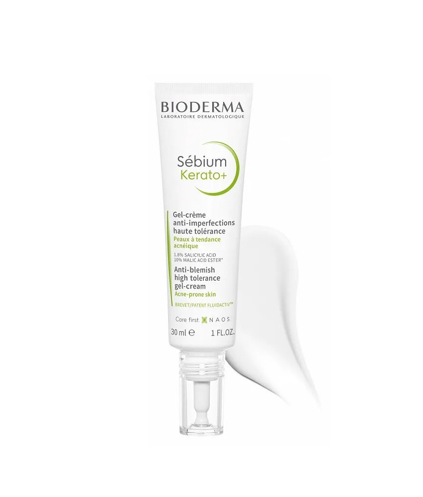 Bioderma Sebium Kerato+ Gel-Crème 30ml - Peau Purifiée