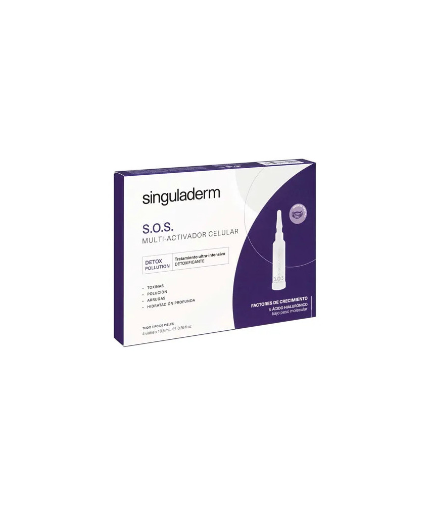 Découvrez Singuladerm S.O.S. Activateur Multi-Cellulaire pour Traitement Détoxifiant
