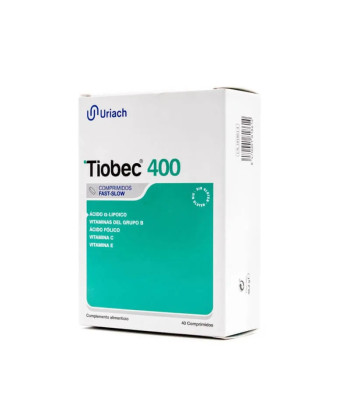 Compléments alimentaires: Tiobec 400, 40 comprimés