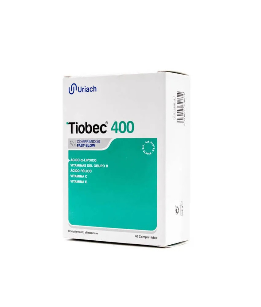 Compléments alimentaires: Tiobec 400, 40 comprimés