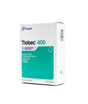 Compléments alimentaires: Tiobec 400, 40 comprimés