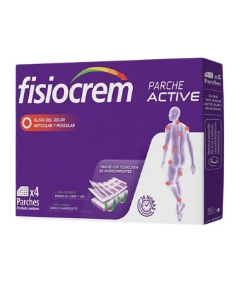 Fisiocrem Active Plaque 4 Unités: Solution idéale pour soulager les douleurs