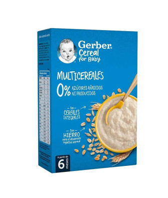 Céréales Gerber Multicéréales 0% 270g - Nutrition complète