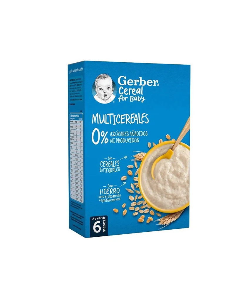 Céréales Gerber Multicéréales 0% 270g - Nutrition complète