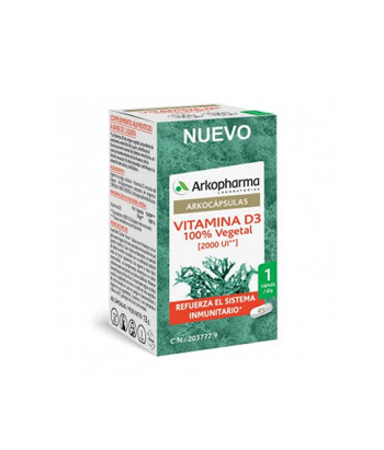 Arkocapsulas Vitamine D3 45 Capsules - Renforcez votre système immunitaire