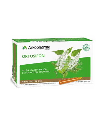 Arkopharma Arkofluido Ortosifon: 20 ampoules pour la santé des reins