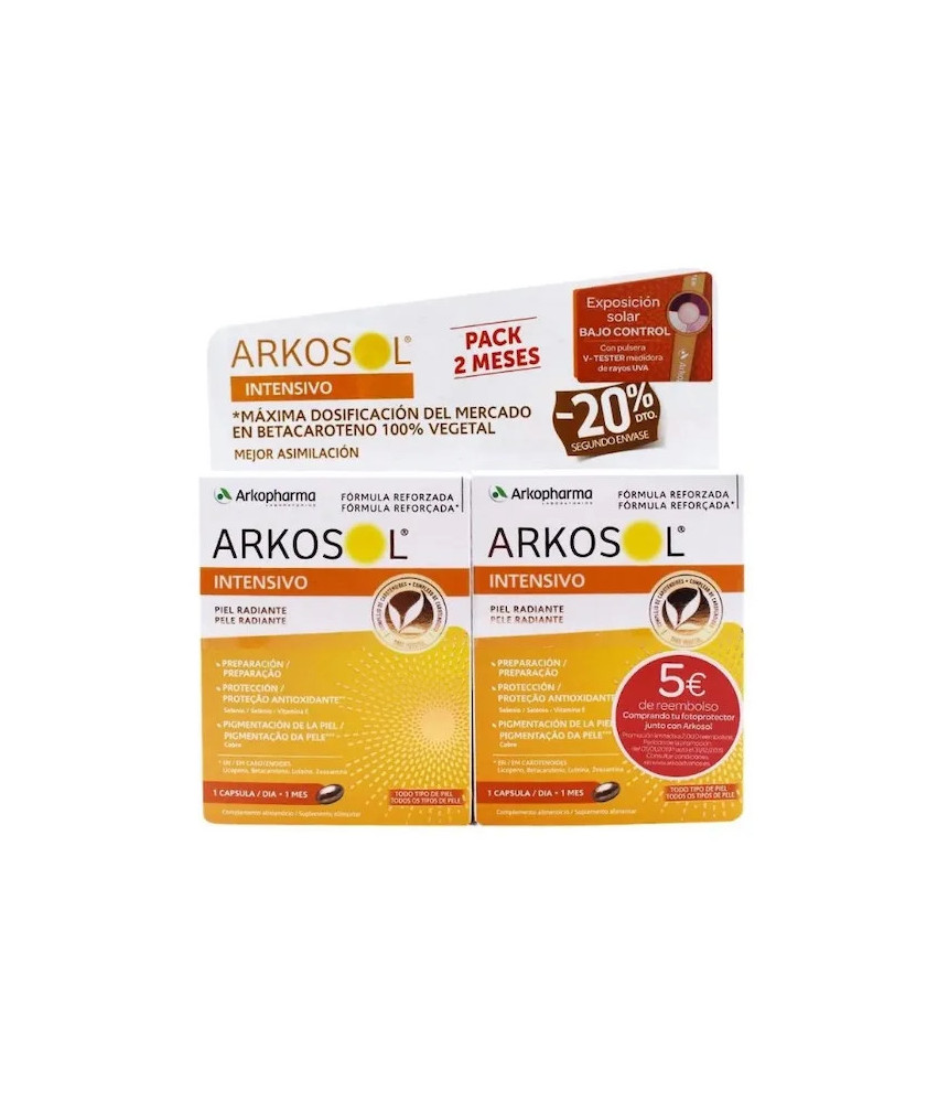 Renforcez votre peau avec Arkosol Intensiv - 30 Perles x 2 Unités