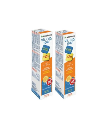 Boostez votre immunité avec Arkopharma Vitamine C et D3 1000mg!