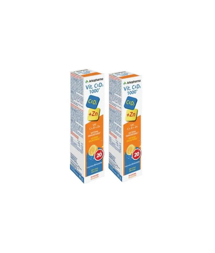Boostez votre immunité avec Arkopharma Vitamine C et D3 1000mg!