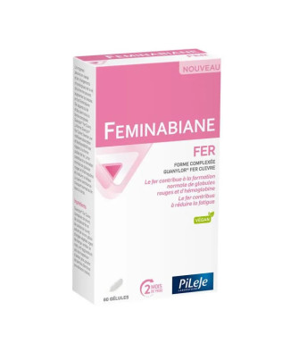 Pileje Feminabiane Fer : 60 Capsules Compléments Alimentaires