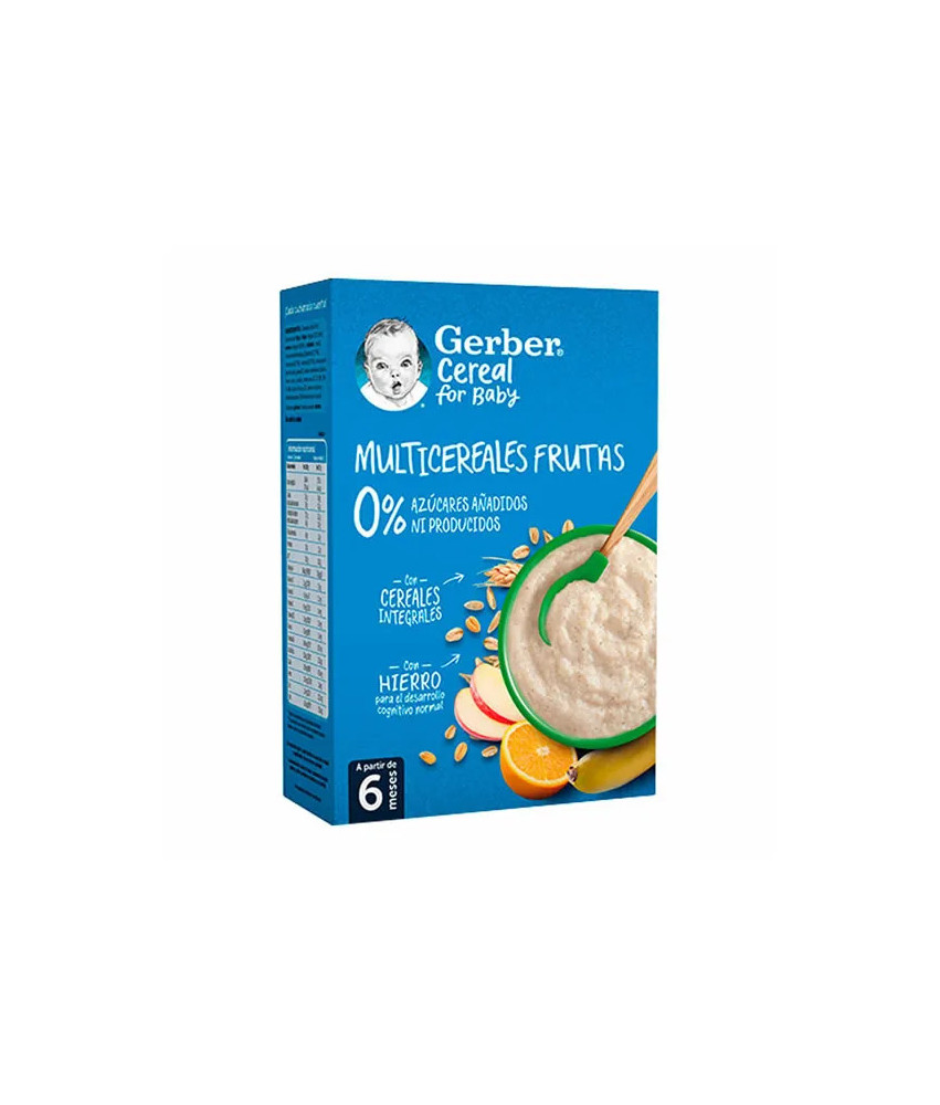 Céréales Gerber Multifruit 0% 270g - Nutrition de bébé
