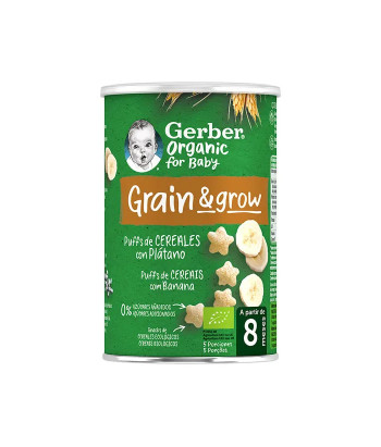 Céréales Soufflées Biologiques à la Banane Gerber