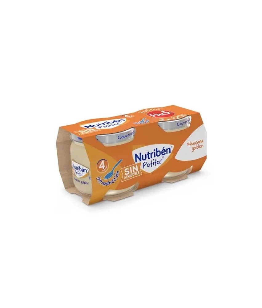 Nutriben Golden Apple Potito 2 x 120g - Nutrition Gourmande
