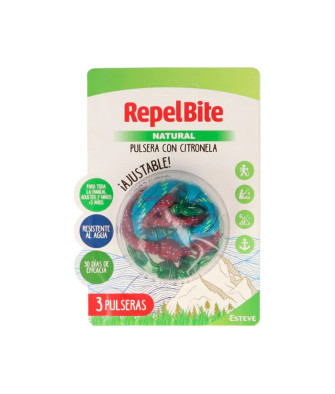 Bracelet anti-moustique Repel Bite Natura Kids: Protégez vos enfants naturellement!