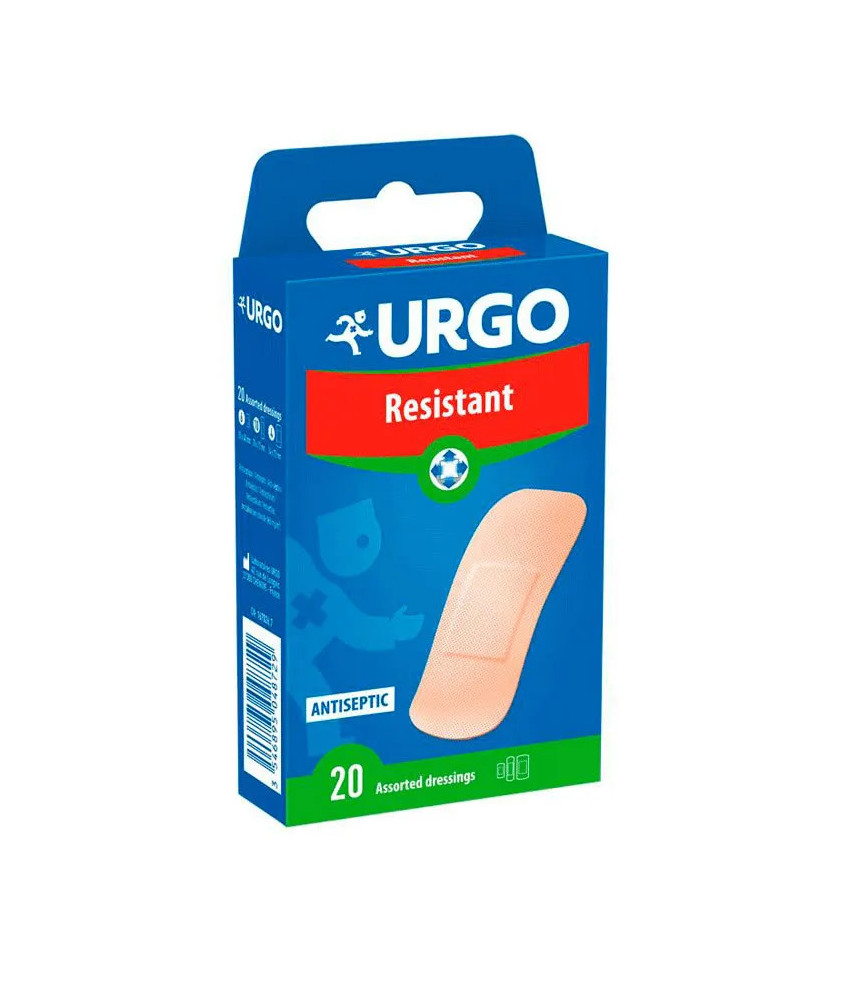 Urgo Resistant 20 Sparadraps Assortis pour Trousse de Premiers Secours