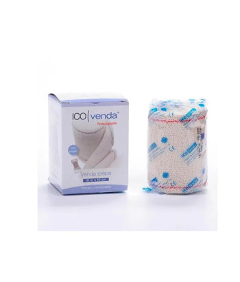Bandage Crêpe Ico 10x10cm - Trousse premiers secours
