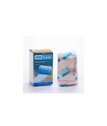 Bandage Crepe Ico 4x7cm - Trousse premiers secours