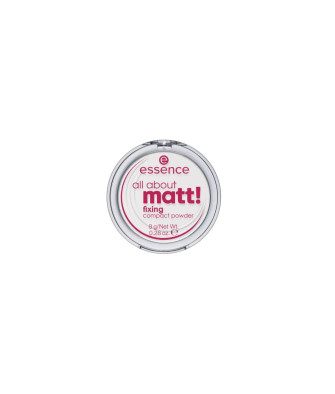 Essence Cosmetics All About Matt! Poudre Compacte Fixante 8g