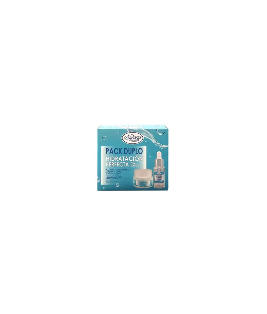 Pack Duplo: Hydratation Parfaite Jour & Nuit avec Acide Hyaluronique