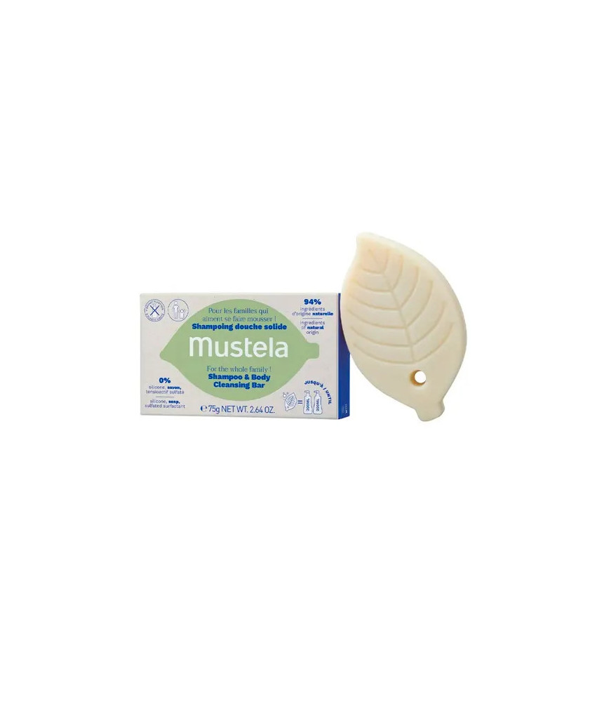 Shampoing solide bio Mustela 75g