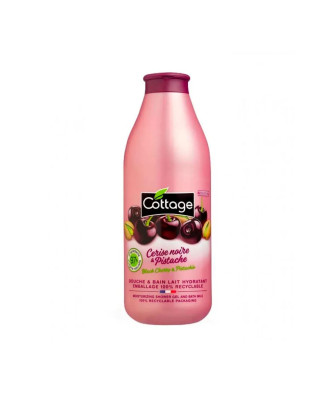 Gel douche Cottage Cereza Negra et Pistache 750ml - Hydratant et Crémeux