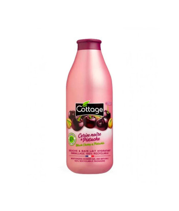 Gel douche Cottage Cereza Negra et Pistache 750ml - Hydratant et Crémeux