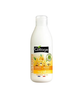 Lait Corporel Vainilla 200ml Cottage - Hydrate et Nourrit