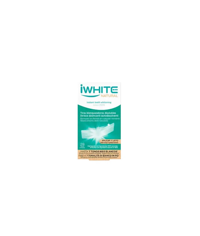 Des dents plus blanches naturellement avec les Bandes Blanchissantes Iwhite (28 Unités)