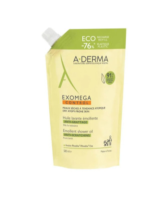 Nettoyez et Nourrissez votre Peau avec A-Derma Exomega Eco Recharge Huile Bain et Douche