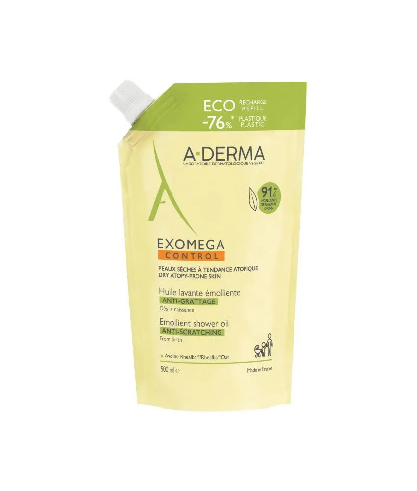 Nettoyez et Nourrissez votre Peau avec A-Derma Exomega Eco Recharge Huile Bain et Douche