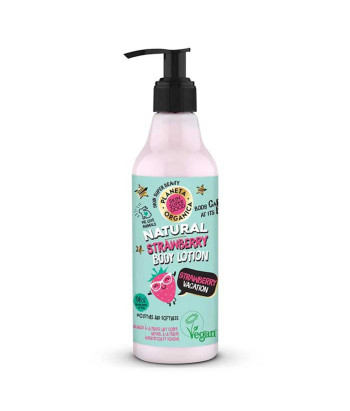 Crème corporelle naturelle Natura Siberica - Rêves de fraises