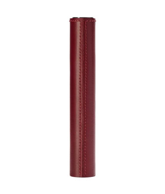 Étui en cuir chocolat La Bouche Rouge