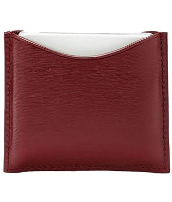 Étui Compact en Cuir de Chocolat La Bouche Rouge