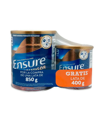 Booster d'énergie: Ensure Nutrivigor Chocolat 850g + 400g Gratuit