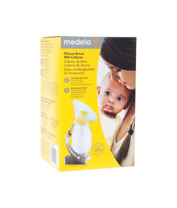 Collecteur de lait Maternel Medela en Silicone - Accessoires Bébé